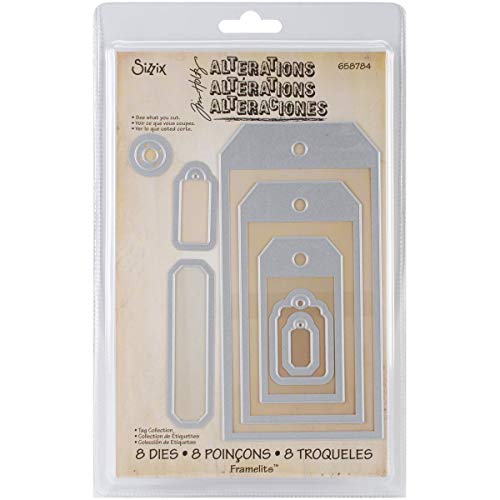 Sizzix Framelits Fustelle, Collezione di Tag - 2