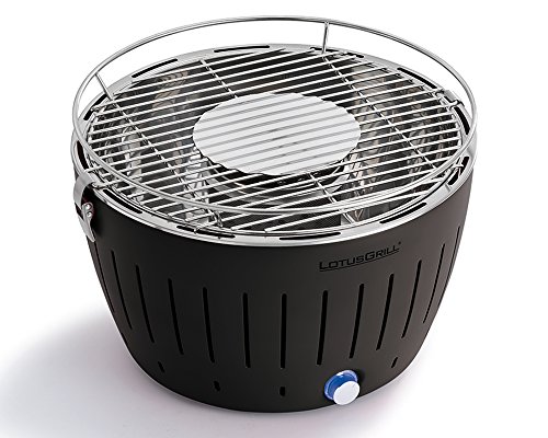 LotusGrill G-AN-34 – Barbecue a carbone senza fumo, Colore Nero - 2