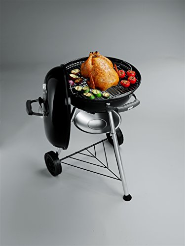 Weber 1221004 Compact Kettle Barbecue compatto, 47 cm, colore: Nero - 15