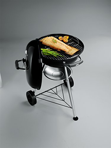 Weber 1221004 Compact Kettle Barbecue compatto, 47 cm, colore: Nero - 17