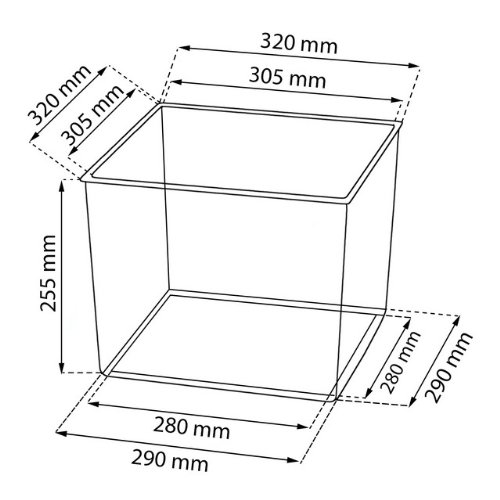 Terra 1405080100 - Vaso Rato in plastica con inserto e imitazione rattan, 60 cm, marrone - 4