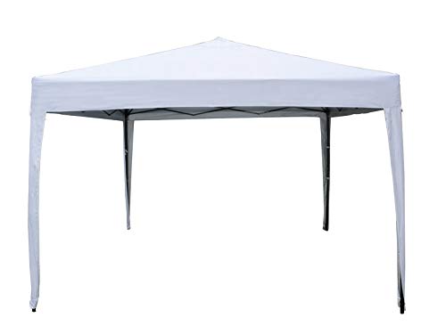 Boudech Gazebo RICHIUDIBILE 3X3 Pieghevole A Fisarmonica Automatico Mercato Tenda con Sacca Colore Bianco *GAZECOBIANCO* - 2