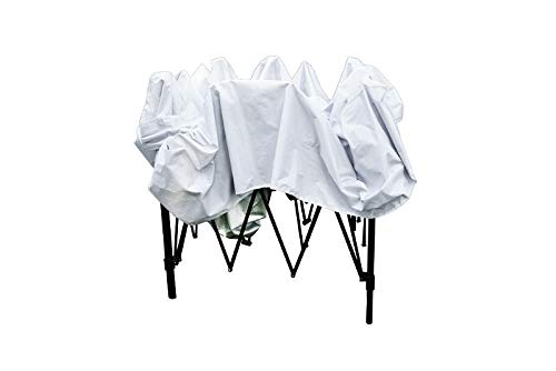 Boudech Gazebo RICHIUDIBILE 3X3 Pieghevole A Fisarmonica Automatico Mercato Tenda con Sacca Colore Bianco *GAZECOBIANCO* - 3