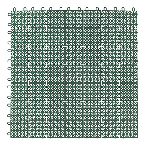 Multiplate 03MPVE Piastrelle Flessibili, Plastica, 55.5 x 55.5 cm, Verde - 3