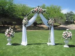 Deanyi Bianco 2.4 m Metal Arch Giardino Gazebo Rosa Piatto Arrampicata Arcade Matrimonio Decorazione - 2