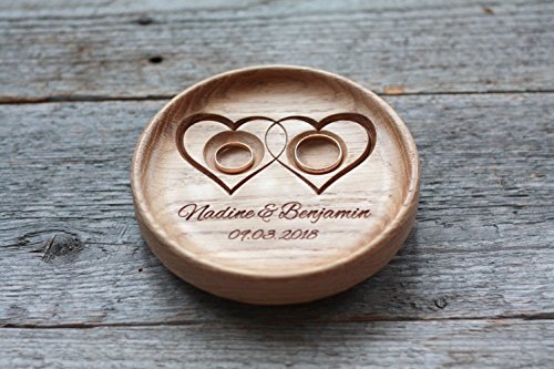 Matrimonio fedi Cuscino anelli matrimonio rustico elegante decorazioni Cuscino per anello