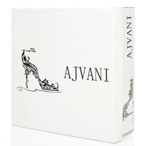 Ajvani Donna Tacco Alto Fibbia Cinturini Incrociati Scarpe Punta Aperta Sandali Numero 5 38 - 6