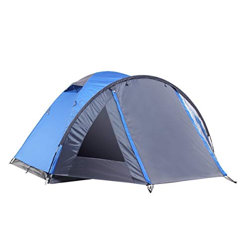 Semoo Tenda Campeggio Impermeabile per Famiglia, 2-3 Persone, 4 Stagioni, 310 x 240 x 130 cm, Ingresso D, con zanzariera, Inclusa la Borsa per Il Trasporto - 2