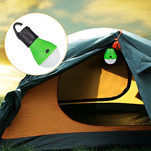 Eletorot Lampada LED da campeggio,Tenda LED Light lanterna lampada portatile Resistente esterno Tenda Lampada per il campeggio, l'escursionismo, la pesca, la caccia, il backpacking (Confezione di 2) - 8