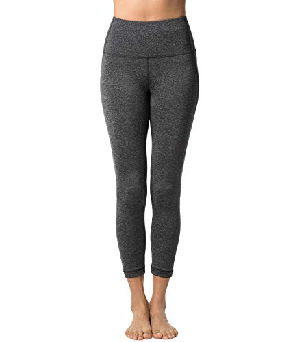 LAPASA Donna Allenamento Leggings Opaco Yoga Fitness Spandex Palestra Pantaloni L01 (M/42(Vita 70-80 cm), Grigio) - 2