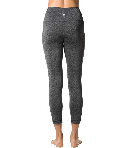 LAPASA Donna Allenamento Leggings Opaco Yoga Fitness Spandex Palestra Pantaloni L01 (M/42(Vita 70-80 cm), Grigio) - 3