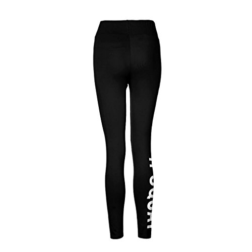 Amlaiworld Moda Donna Leggings Fitness Sport Running Yoga Athletic Pants (Nero, S) - 5