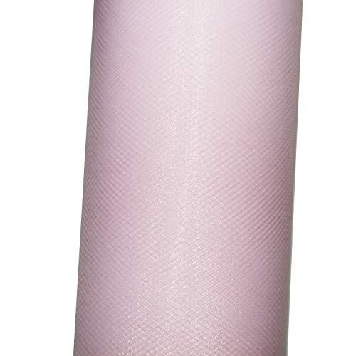 Rotolo Tulle Rosa Confetto (Confezione da 2)-2x25 Metri, Larghezza 30 cm-Bobina Tessuto Organza per Velo Nuziale, Abiti da Sposa, Fusciacca, Gonne Tutù, Runner, Decorazione Matrimonio,Banchetto Festa - 4