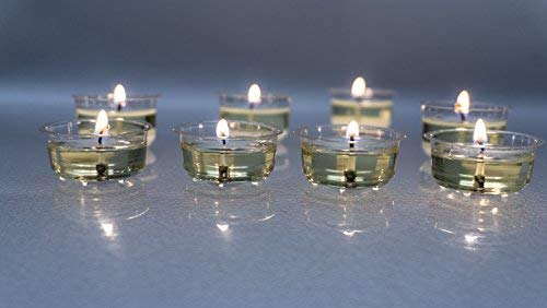 Premium 7 a 8 ore tempo di combustione Coppa trasparente Tea Lights 100% eco-friendly lumini, colore bianco, confezione da 72 candele luci notturne di alta qualità in cera di soia - 3