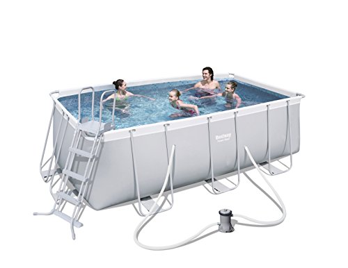 Bestway 56456 Piscina Power Steel Frame Rettangolare, 412x201x122 cm - 2