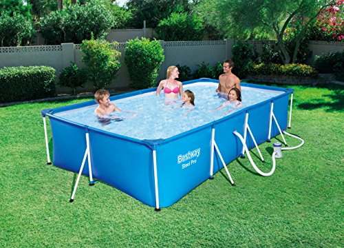 Bestway 56424 Best Way Piscina Steel PRO Frame Rettangolare Cm 400X211X81, cap 5.700 Lt 398, 5700 Litri - 2