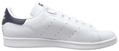 adidas Originals, Stan Smith, Sneakers, Unisex - Adulto, Bianco (Core White/Dark Blue), 44 EU - 6