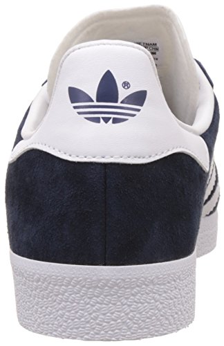 adidas - Gazelle, Scarpe da Ginnastica Unisex Adulto, Blu (Collegiate Navy/White/Gold Met), 42 2/3 EU - 2