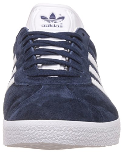 adidas - Gazelle, Scarpe da Ginnastica Unisex Adulto, Blu (Collegiate Navy/White/Gold Met), 42 2/3 EU - 4