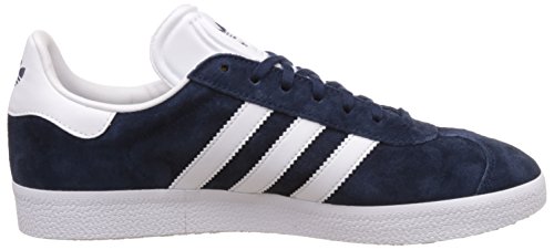 adidas - Gazelle, Scarpe da Ginnastica Unisex Adulto, Blu (Collegiate Navy/White/Gold Met), 42 2/3 EU - 6