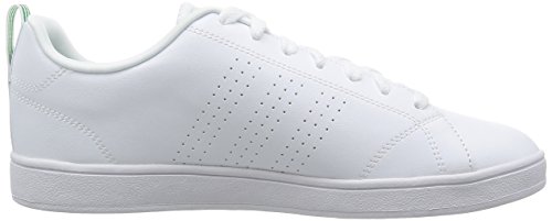 Adidas NEO Advantage Clean VS, Scarpe da Ginnastica Uomo, Bianco (Ftwbla/Verde 000), 43 1/3 EU - 7