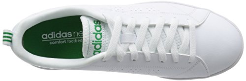 Adidas NEO Advantage Clean VS, Scarpe da Ginnastica Uomo, Bianco (Ftwbla/Verde 000), 43 1/3 EU - 8