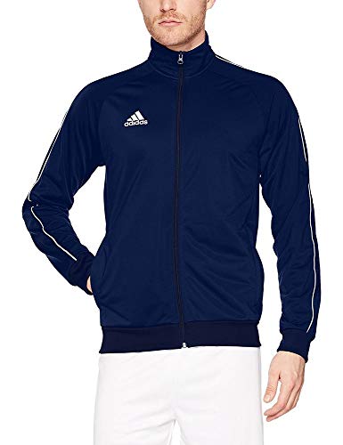 adidas Core18 PES Jkt, Giacca Uomo, (Blu Scuro/Bianco), L - 4