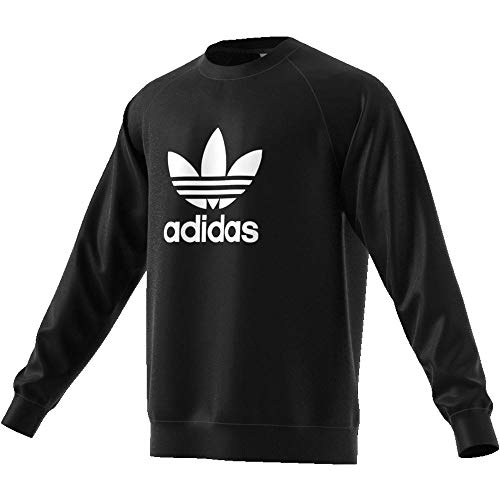 adidas Trefoil Crew, Felpa Uomo, Nero, Small (Taglia produttore:S) - 3