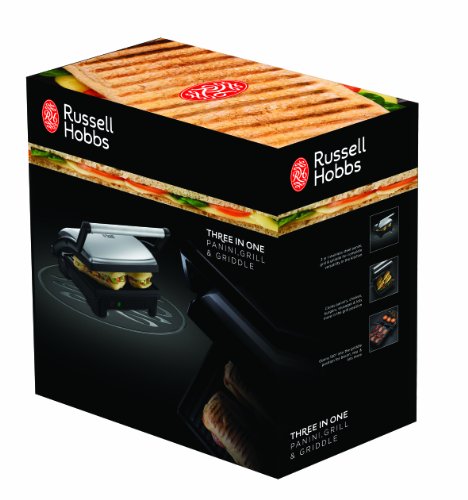 Russell Hobbs 17888-56 Scalda Panini/Grill 3 in 1, 1800 Watt, Acciaio Inossidabile, Multicolore - 7