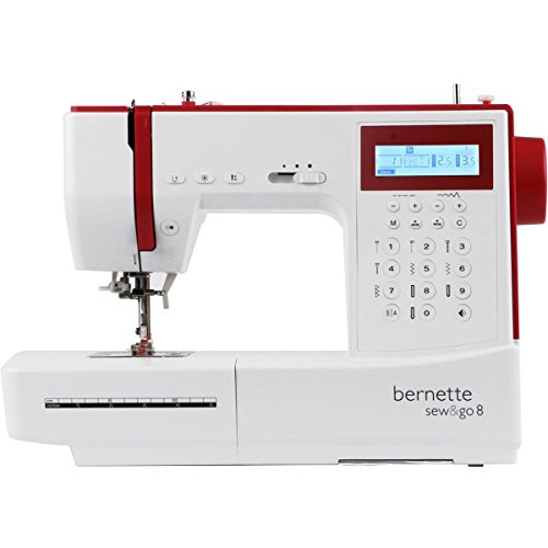 Bernina Bernette Sew & GO 8 – Macchina da cucire elettrica con 197 punti di cucito (utili, elastici, ornamentali), Quilt e patchwork, cucitura Automatica, display multifunzione – Cucito Swiss Design - 2