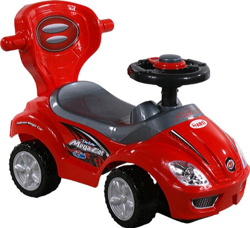 Baby Car – Auto per bambini ARTI 381 Mega Car Deluxe Red – Spingere – Giocattolo da tirare – Ride-On – Attivita giocattolo - 6