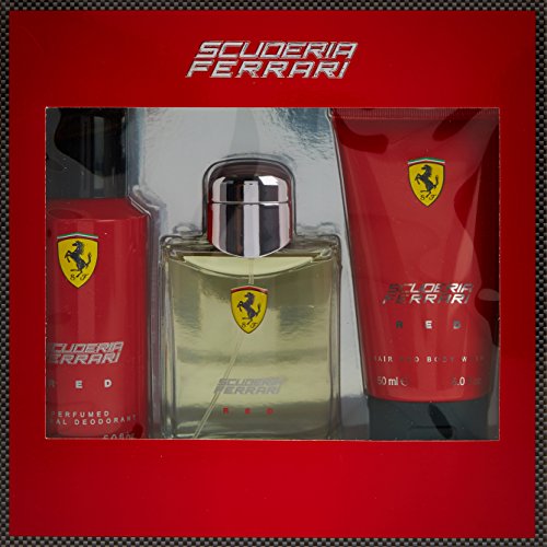 Ferrari, Scuderia Ferrari Red, set da regalo con Eau de Toilette per lui, 125 ml - 2