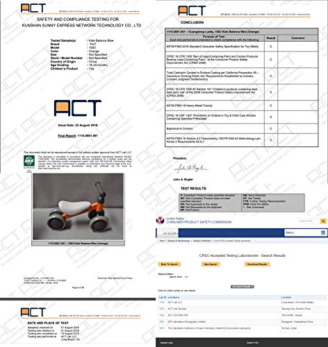 YGJT Bicicletta Equilibrio Bambino Bicicletta Baby Walkers Giocattoli per Ragazzi e Ragazze Interno All’aperto per 1-2 Anni(10-24 Mesi) Mesi Camminatore per Bambini Senza Pedali (Nero) - 5