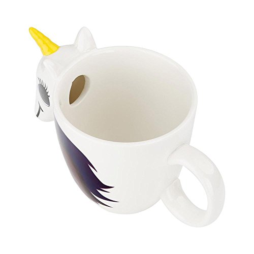 Aolvo Tazza Di Unicorno, Tazze Da Caffè In Ceramica Personalizzate Che Cambiano Colore Tazza Di Caffè Magica Originale, Sensibile Al Calore 3D - 3