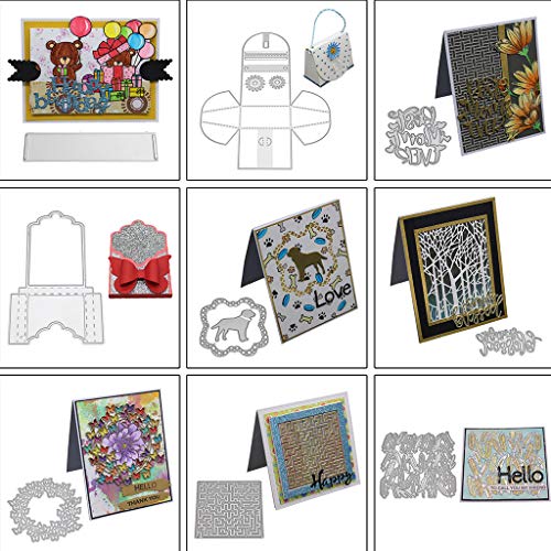 Xurgm Box – Fustella per Scrapbooking, per fustellatrice Sizzix Big Shot/Cuttlebug/e Altri Modelli - 8